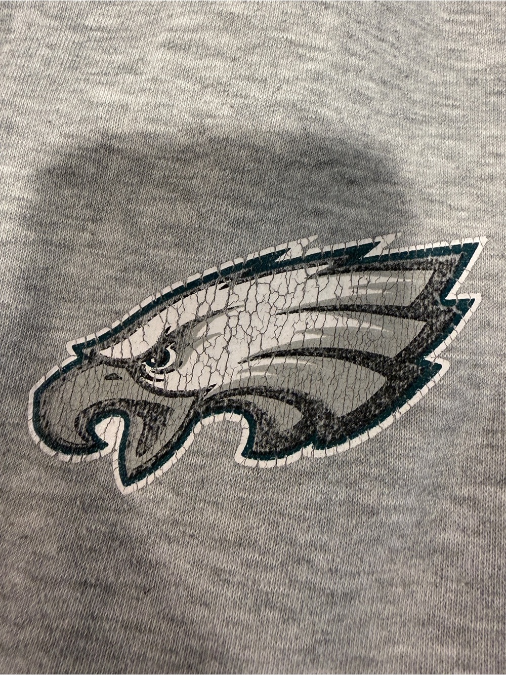 NFL Team Apparel Philadelphia Eagles Jogger Sweatpants Heather Gray Size Small - Picture 8 of 10